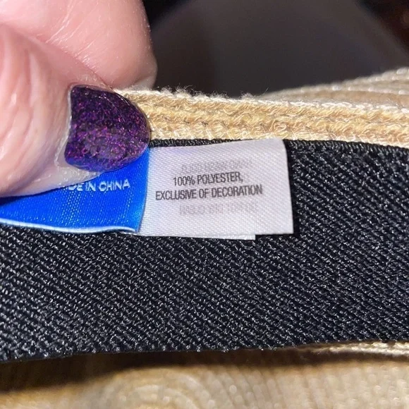 West Marine Wide Brim Hat Fishing Outdoor Chin Strap OS Tan with Black Stripe - Picture 5 of 11